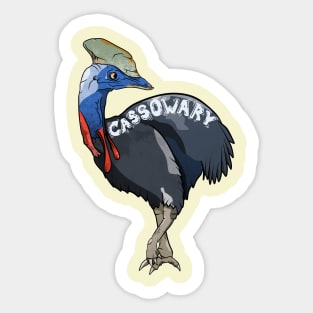 Cassowary Australian Bird Sticker